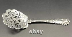 Rare Alvin Edward VII Sterling Silver Pierced Tomato Server 7.5