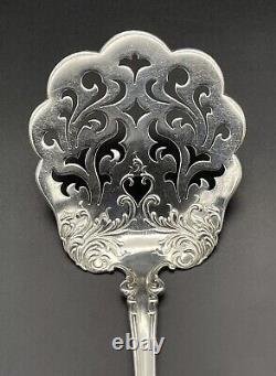 Rare Alvin Edward VII Sterling Silver Pierced Tomato Server 7.5