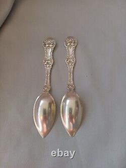 Rare Alvin Sterling Orange Blossom 1905 Grapefruit Spoons