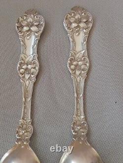 Rare Alvin Sterling Orange Blossom 1905 Grapefruit Spoons