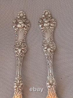 Rare Alvin Sterling Orange Blossom 1905 Grapefruit Spoons