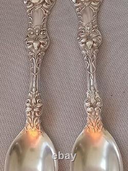 Rare Alvin Sterling Orange Blossom 1905 Grapefruit Spoons