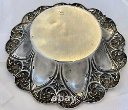Rare Alvin Sterling Silver Repousse Bowl Art Nouveau Collectible 193 gms