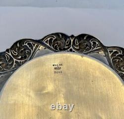 Rare Alvin Sterling Silver Repousse Bowl Art Nouveau Collectible 193 gms