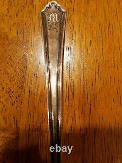 Rare Antique Alvin sterling silver 7-inch scalloped gravy /serving ladle