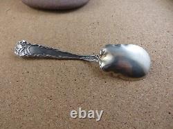 Rare Antique Raphael Alvin Art Nouveau Woman Daffodil Sterling Silver Spoon #158