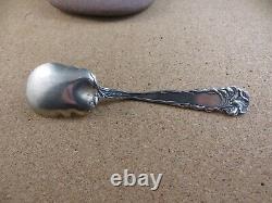 Rare Antique Raphael Alvin Art Nouveau Woman Daffodil Sterling Silver Spoon #158