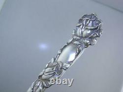 Rare Sterling ALVIN Teaspoon with decorated bowl BRIDAL ROSE 1903