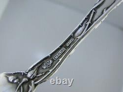 Rare Sterling ALVIN Teaspoon with decorated bowl BRIDAL ROSE 1903 no mono