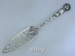 Rare Sterling ALVIN pierced Jelly Server BRIDAL ROSE 1903 no mono