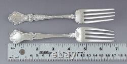 Rare set 6 Alvin Sterling Silver Nuremburg Forks 6 3/4