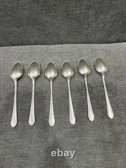 Romantique by Alvin Sterling Silver Flatware, 27 Pieces 6 Place Settings Case