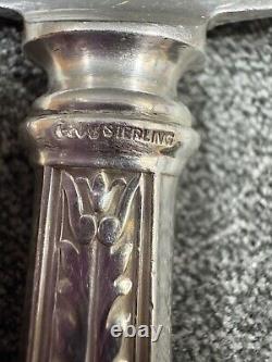 Romantique by Alvin Sterling Silver Flatware, 27 Pieces 6 Place Settings Case