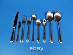 Romantique by Alvin Sterling Silver Flatware Service For 4, 30 pieces