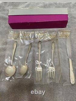 Rosecrest by Alvin Sterling Silver Regular Size Place Setting 5 Pc