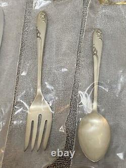 Rosecrest by Alvin Sterling Silver Regular Size Place Setting 5 Pc