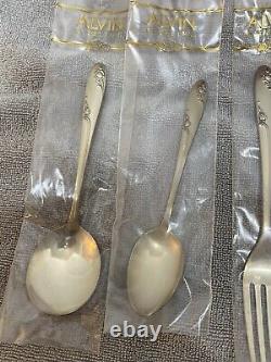 Rosecrest by Alvin Sterling Silver Regular Size Place Setting 5 Pc