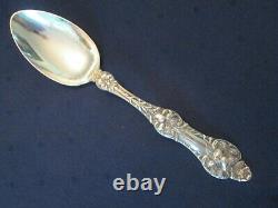 SOLID SERVING SPOON! Vintage ALVIN STERLING 925 silver ORANGE BLOSSOM lovely