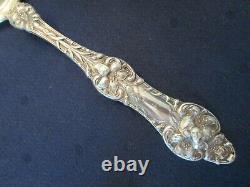 SOLID SERVING SPOON! Vintage ALVIN STERLING 925 silver ORANGE BLOSSOM lovely