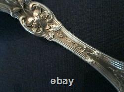 SOLID SERVING SPOON! Vintage ALVIN STERLING 925 silver ORANGE BLOSSOM lovely