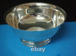STERLING SILVER Round Vegetable BOWL ALVIN 6 inch 208 grams