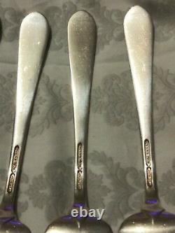 Set/4 Alvin Sterling Silver BRIDAL BOUQUET 1932 Salad Fork 6-1/2 No Mono