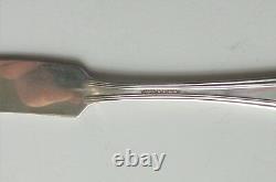 Set/5 Alvin MARYLAND Sterling Silver Butter Spreaders, No Monogram, 130 Grams