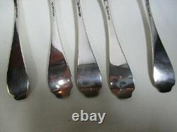 Set 5 Alvin Sterling Silver Apollo Orange Grapefruit Spoons No Mono