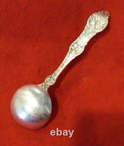 Set (6) Alvin Orange Blossom Sterling Silver 5 Bouillon Spoons No Monogram