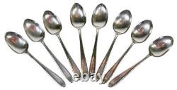 Set 8 Alvin Southern Charm Sterling Silver 4.25 Demitasse Tea Dessert Spoons