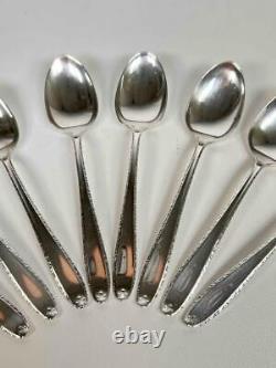 Set 8 Alvin Southern Charm Sterling Silver 4.25 Demitasse Tea Dessert Spoons