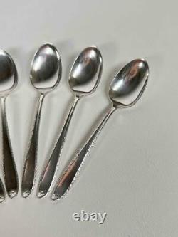Set 8 Alvin Southern Charm Sterling Silver 4.25 Demitasse Tea Dessert Spoons