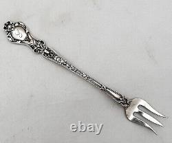 Set 8 Nuremburg by Alvin Sterling Silver Cocktail Forks 5
