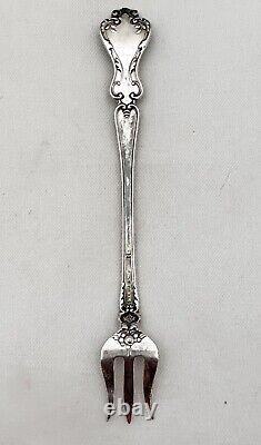 Set 8 Nuremburg by Alvin Sterling Silver Cocktail Forks 5