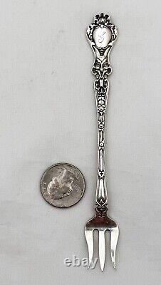 Set 8 Nuremburg by Alvin Sterling Silver Cocktail Forks 5