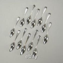 Set Of (12) Alvin Manufacturing Co. Josephine Sterling Silver Demitasse Spoons