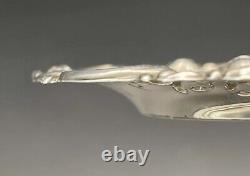 Set Of 6 Alvin Sterling Silver Rose & Scroll Butter Pats / Nut Dishes No Monos