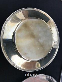 Set Of 9 Alvin Sterling Silver (. 68kg) Bread & Butter 6 Plates Marked E49