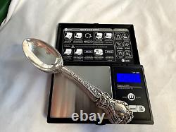 Set of 12 Alvin Nuremberg Devil Face Sterling Silver Teaspoons Monogrammed 300g+