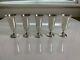 Set Of 5 Alvin Sterling Silver S247 Cordials Shot Glasses No Monos