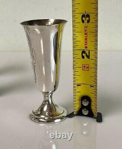 Set of 5 Alvin Sterling Silver S247 Cordials Shot Glasses No Monos