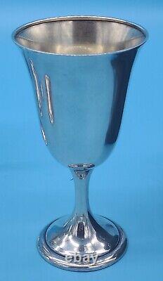 Set of 6 Alvin # M157 Sterling Silver Water Goblets