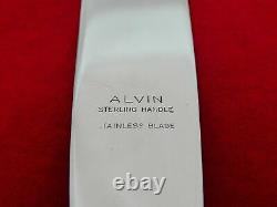 Set of 6 Alvin Sterling Silver Chapel Bells Place Knives NN-21
