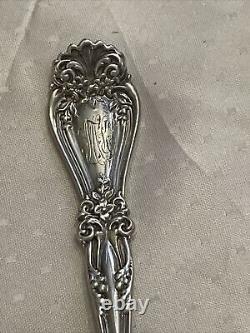 Sorrento by Alvin Sterling Silver Serving Fork 7 Monogramed