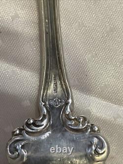 Sorrento by Alvin Sterling Silver Serving Fork 7 Monogramed