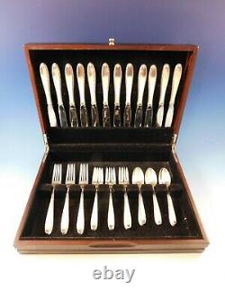 Southern Charm by Alvin Sterling Silver Flatware Set for 12 Service 48 pieces