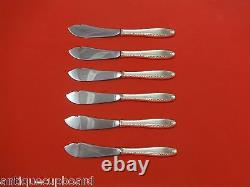 Southern Charm by Alvin Sterling Silver Trout Knife Set 6pc. HHWS Custom 7 1/2