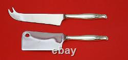 Spring Bud by Alvin Sterling Silver Cheese Server Serving Set 2pc HHWS Custom