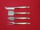 Spring Bud By Alvin Sterling Silver Cheese Serving Set 4 Piece Hhws Custom