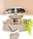Square Alvin Sterling Silver Condiment Dish With Spoon 105.5 Gr. No Mono